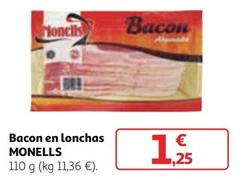 Oferta de Monells - Bacon En Lonchas por 1,25€ en Alcampo