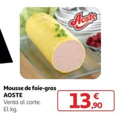 Oferta de Aoste - Mousse De Foie-gras por 13,9€ en Alcampo