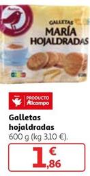Oferta de Galletas Hojaldradas por 1,86€ en Alcampo