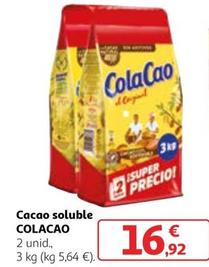 Oferta de Cola Cao - Cacao Soluble  por 16,92€ en Alcampo