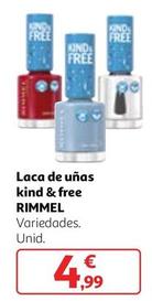 Oferta de Rimmel - Laca De Uñas Kind & Free por 4,99€ en Alcampo