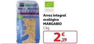 Oferta de Margabio - Arroz Integral Ecológico  por 2,19€ en Alcampo