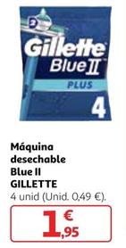 Oferta de Gillette - Máquina Desechable Blue Ii por 1,95€ en Alcampo