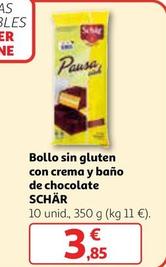 Oferta de Schär - Bollo Sin Gluten Con Crema Y Baño De Chocolate por 3,85€ en Alcampo