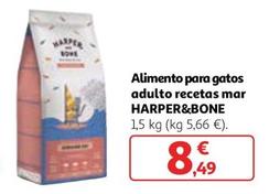 Oferta de Harper&bone - Alimento Para Gatos Adulto Recetas Mar por 8,49€ en Alcampo