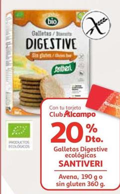 Oferta de Santiveri - Galletas Digestive Ecológicas en Alcampo