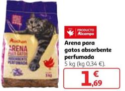 Oferta de Arena Para Gatos Absorbente Perfumada por 1,69€ en Alcampo