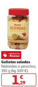 Oferta de Galletas Saladas por 1,29€ en Alcampo