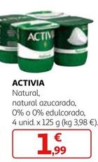 Oferta de Activia - Natural por 1,99€ en Alcampo