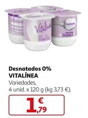Oferta de Vitalinea - Desnatados 0% por 1,79€ en Alcampo