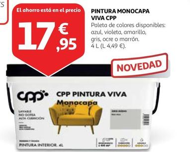 Oferta de Cpp - Pintura Monocapa Viva  por 17,95€ en Alcampo