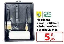 Oferta de Kit Cubeta + Rodillo por 5,95€ en Alcampo