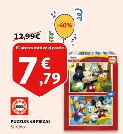 Oferta de Educa - Puzzles 48 Piezas por 7,79€ en Alcampo