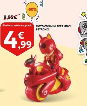 Oferta de Moto Con Mini Pets Movil Petronix por 4,99€ en Alcampo