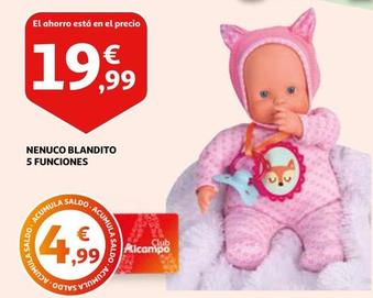 Oferta de Nenuco Blandito 5 Funciones por 19,99€ en Alcampo