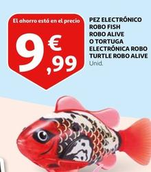 Oferta de Zuru - Pez Electrónico Robo Fish Robo Alive O Tortuga Electrónica Robo Turtle Robo Alive por 9,99€ en Alcampo