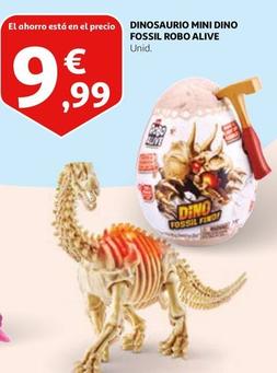 Oferta de Zuru - Dinosaurio Mini Dino Fossil Robo Alive por 9,99€ en Alcampo