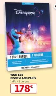 Oferta de Won T&b - Disneyland París por 178€ en Alcampo