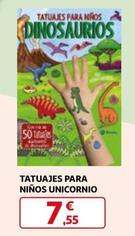 Oferta de Bruno - Tatuajes Para Niños Unicornio por 7,55€ en Alcampo