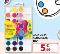 Oferta de Jovi - Caja De 24 Acuarelas por 5,99€ en Alcampo