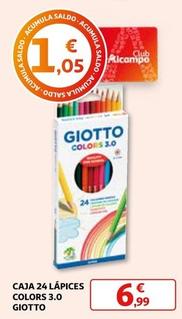 Oferta de Giotto - Caja Lapices Colors 3.0 por 6,99€ en Alcampo