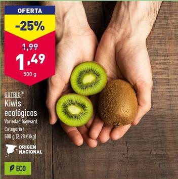 Oferta de Gutbio - Kiwis Ecológicos por 1,49€ en ALDI