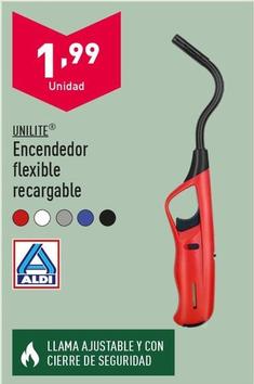Oferta de Unilite - Encendedor Flexible Recargable por 1,99€ en ALDI