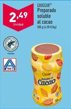 Oferta de Choceur - Preparado Soluble Al Cacao por 2,49€ en ALDI