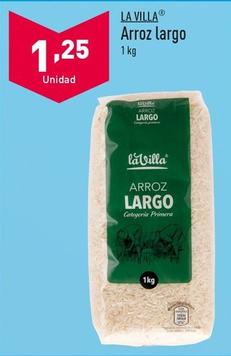 Oferta de La Villa - Arroz Largo por 1,25€ en ALDI