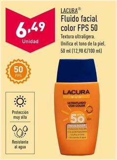 Oferta de Lacura - Fluido Facial Color FPS 50 por 6,49€ en ALDI