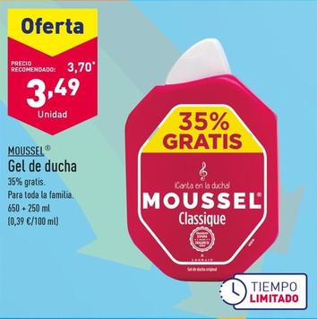 Oferta de Moussel - Gel De Ducha por 3,49€ en ALDI