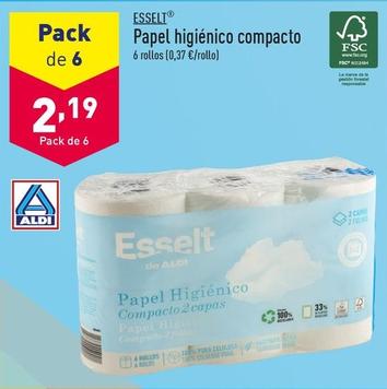 Oferta de Esselt - Papel Higiénico Compacto por 2,19€ en ALDI