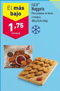 Oferta de Flete - Nuggets por 1,75€ en ALDI