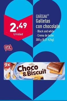 Oferta de Chateau - Galletas Con Chocolate por 2,49€ en ALDI