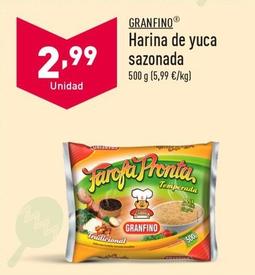 Oferta de Granfino - Harina De Yuca Sazonada por 3,49€ en ALDI