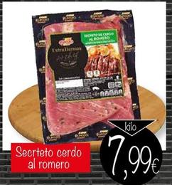 Oferta de El Pozo - Secrteto Cerdo al Romero por 7,99€ en Supermercados Piedra