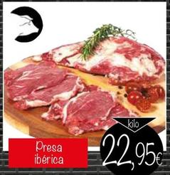 Oferta de Presa Iberica por 22,95€ en Supermercados Piedra