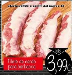 Oferta de Filetes De Cerdo Para Barbacoa por 3,99€ en Supermercados Piedra