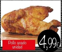Oferta de Pollo Asado  por 4,99€ en Supermercados Piedra