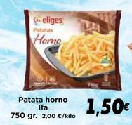 Oferta de Eliges - Patata Horno por 1,5€ en Supermercados Piedra