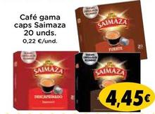 Oferta de Saimaza - Café Gama Caps por 4,45€ en Supermercados Piedra