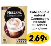 Oferta de Nescafé - Café Soluble Natural Cappuccino por 2,69€ en Supermercados Piedra
