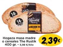 Oferta de The Rustik - Hogaza Masa Madre O Cereales por 2,39€ en Supermercados Piedra