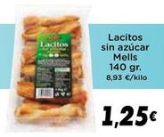 Oferta de  Mells - Lacitos Sin Azúcar por 1,25€ en Supermercados Piedra