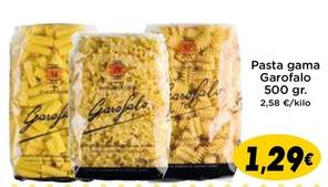 Oferta de Pasta por 1,29€ en Supermercados Piedra