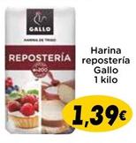 Oferta de Gallo - Harina Reposteria por 1,39€ en Supermercados Piedra