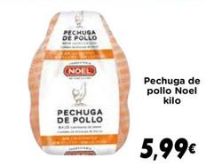 Oferta de Noel - Pechuga De Pollo por 5,99€ en Supermercados Piedra