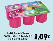 Oferta de Clesa -Petit Fresa  por 1,09€ en Supermercados Piedra