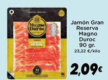 Oferta de Magno Duroc - Jamon Gran Reserva  por 2,09€ en Supermercados Piedra