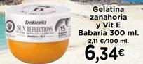 Oferta de Babaria - Gelatina Zanahoria Y Vit E por 6,34€ en Supermercados Piedra